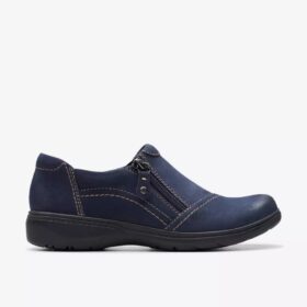 womens carleigh ray navy nubuck slip ons 1 280x280 - Womens Carleigh Ray Navy Nubuck Slip Ons