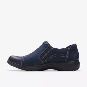 womens carleigh ray navy nubuck slip ons 2 280x280 - Womens Carleigh Ray Navy Nubuck Slip Ons