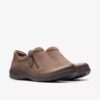 Womens Carleigh Ray Taupe Nubuck Slip Ons Womens Carleigh Ray Taupe Nubuck Slip Ons