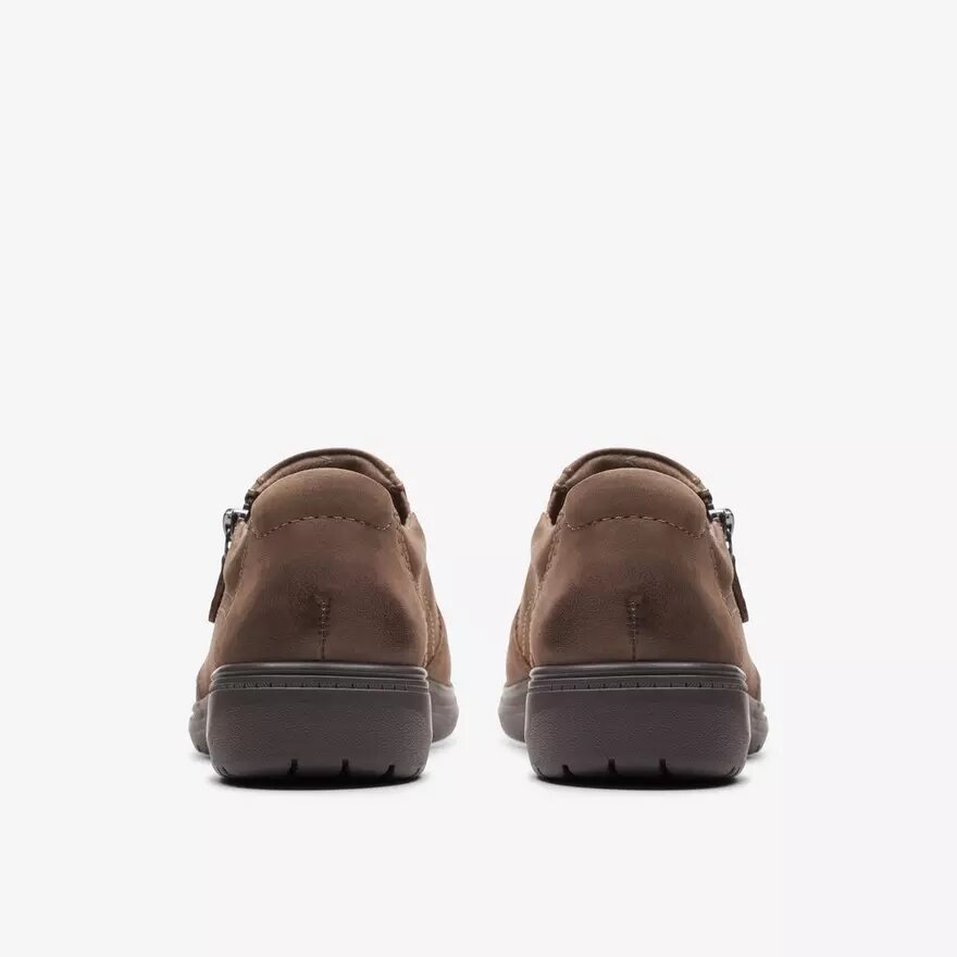 Womens Carleigh Ray Taupe Nubuck Slip Ons Womens Carleigh Ray Taupe Nubuck Slip Ons