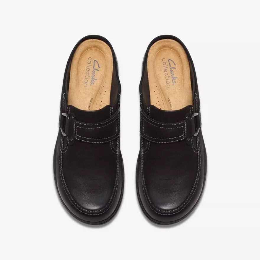 Womens Carleigh Viola Black Nubuck Clogs & Mules Womens Carleigh Viola Black Nubuck Clogs & Mules