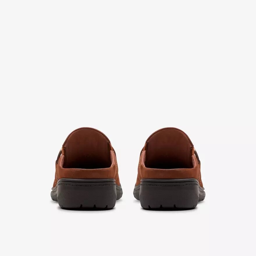Womens Carleigh Viola British Tan Nubuck Clogs & Mules Womens Carleigh Viola British Tan Nubuck Clogs & Mules