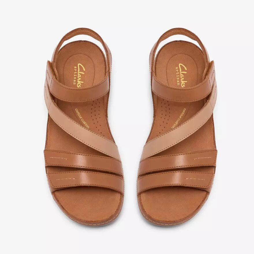 Womens Cecily Mix Beige Combination Flat Sandal Womens Cecily Mix Beige Combination Flat Sandal
