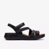 Womens Cecily Mix Black Combination Flat Sandal Womens Cecily Mix Black Combination Flat Sandal