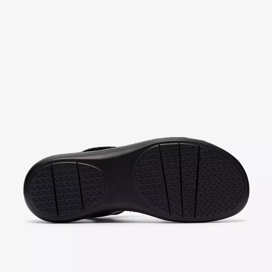 Womens Cecily Mix Black Combination Flat Sandal Womens Cecily Mix Black Combination Flat Sandal