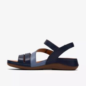 Womens Cecily Mix Blue Combination Flat Sandals Womens Cecily Mix Blue Combination Flat Sandals