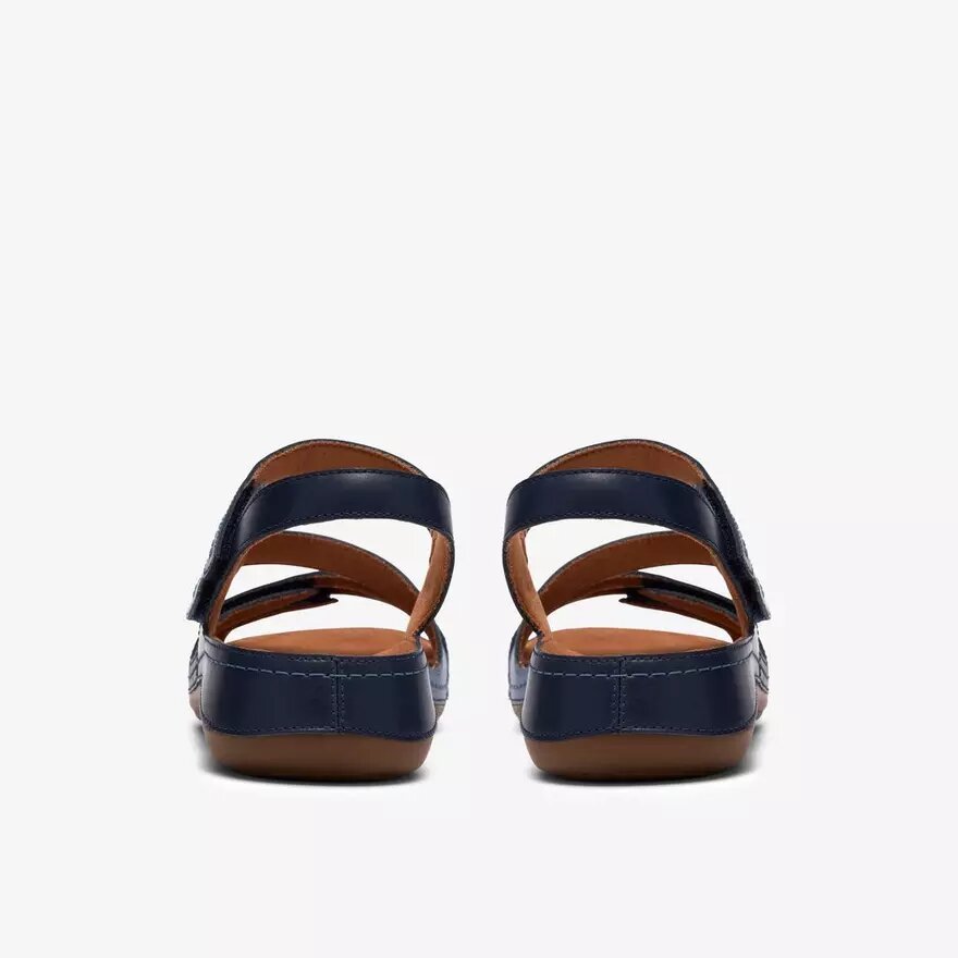 Womens Cecily Mix Blue Combination Flat Sandals Womens Cecily Mix Blue Combination Flat Sandals