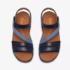 Womens Cecily Mix Blue Combination Flat Sandals Womens Cecily Mix Blue Combination Flat Sandals