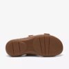 Womens Cecily Step Beige Nubuck Flat Sandals Womens Cecily Step Beige Nubuck Flat Sandals