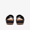 Womens Cecily Step Black Nubuck Flat Sandals Womens Cecily Step Black Nubuck Flat Sandals