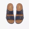 Womens Cecily Step Navy Nubuck Flat Sandals Womens Cecily Step Navy Nubuck Flat Sandals