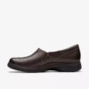 Womens Certina Ease Dark Brown Leather Slip Ons Womens Certina Ease Dark Brown Leather Slip Ons