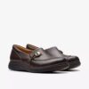 Womens Certina Ease Dark Brown Leather Slip Ons Womens Certina Ease Dark Brown Leather Slip Ons