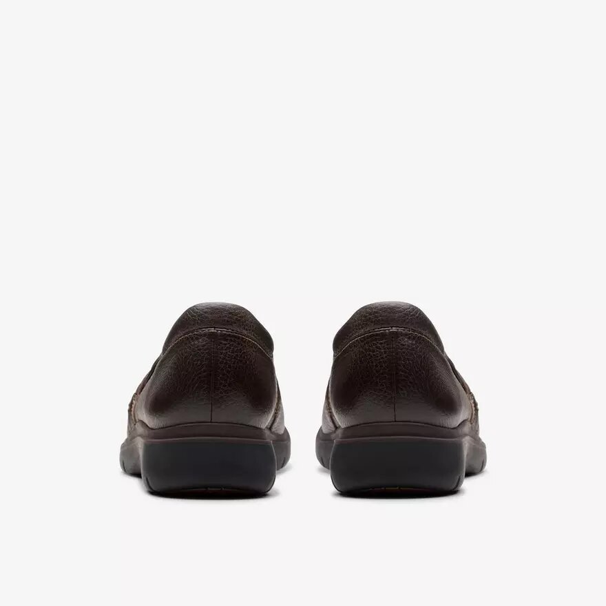 Womens Certina Ease Dark Brown Leather Slip Ons Womens Certina Ease Dark Brown Leather Slip Ons