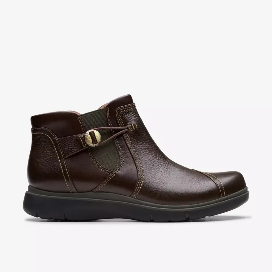 Womens Certina Joy Dark Brown Leather Ankle Boots Womens Certina Joy Dark Brown Leather Ankle Boots