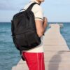 Womens Cloudstepper Black Backpack