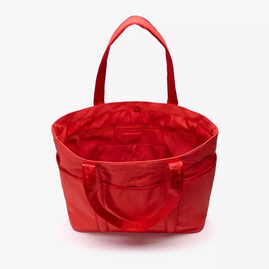 Womens Cloudsteppers Tote Bag Poppy Red Womens Cloudsteppers Tote Bag Poppy Red