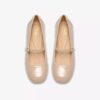 Womens Daiss30 Bar Beige Patent Bar Shoes
