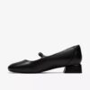 Womens Daiss30 Bar Black Leather Bar Shoes