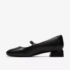 Womens Daiss30 Bar Black Leather Bar Shoes