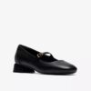Womens Daiss30 Bar Black Leather Bar Shoes