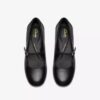 Womens Daiss30 Bar Black Leather Bar Shoes
