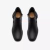 Womens Danyelle Gema Black Oily Leather Ankle Boots Womens Danyelle Gema Black Oily Leather Ankle Boots