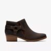 Womens Danyelle Gema Taupe Oily Leather Ankle Boots Womens Danyelle Gema Taupe Oily Leather Ankle Boots