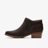 Womens Danyelle Gema Taupe Oily Leather Ankle Boots Womens Danyelle Gema Taupe Oily Leather Ankle Boots
