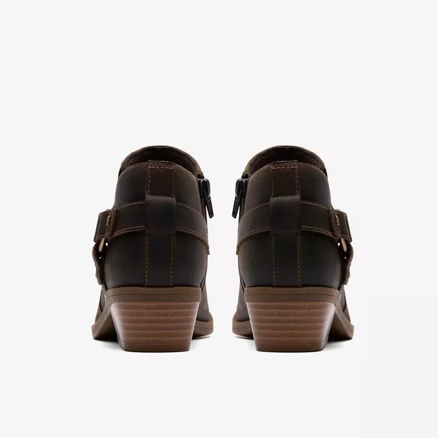 Womens Danyelle Gema Taupe Oily Leather Ankle Boots Womens Danyelle Gema Taupe Oily Leather Ankle Boots