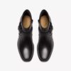 Womens Danyelle Wish Black Leather Ankle Boots Womens Danyelle Wish Black Leather Ankle Boots