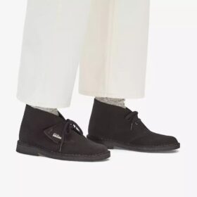 Womens Desert Boot Black Suede Desert Boots Us