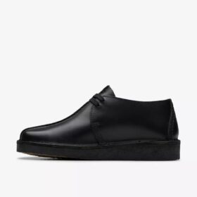 Womens Desert Trek Black Smooth Leather