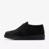 Womens Desert Trek Black Suede Shoes