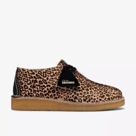 Womens Desert Trek Leopard Print Shoes