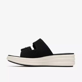 Womens Drift Faye Black Wedges