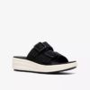 Womens Drift Faye Black Wedges