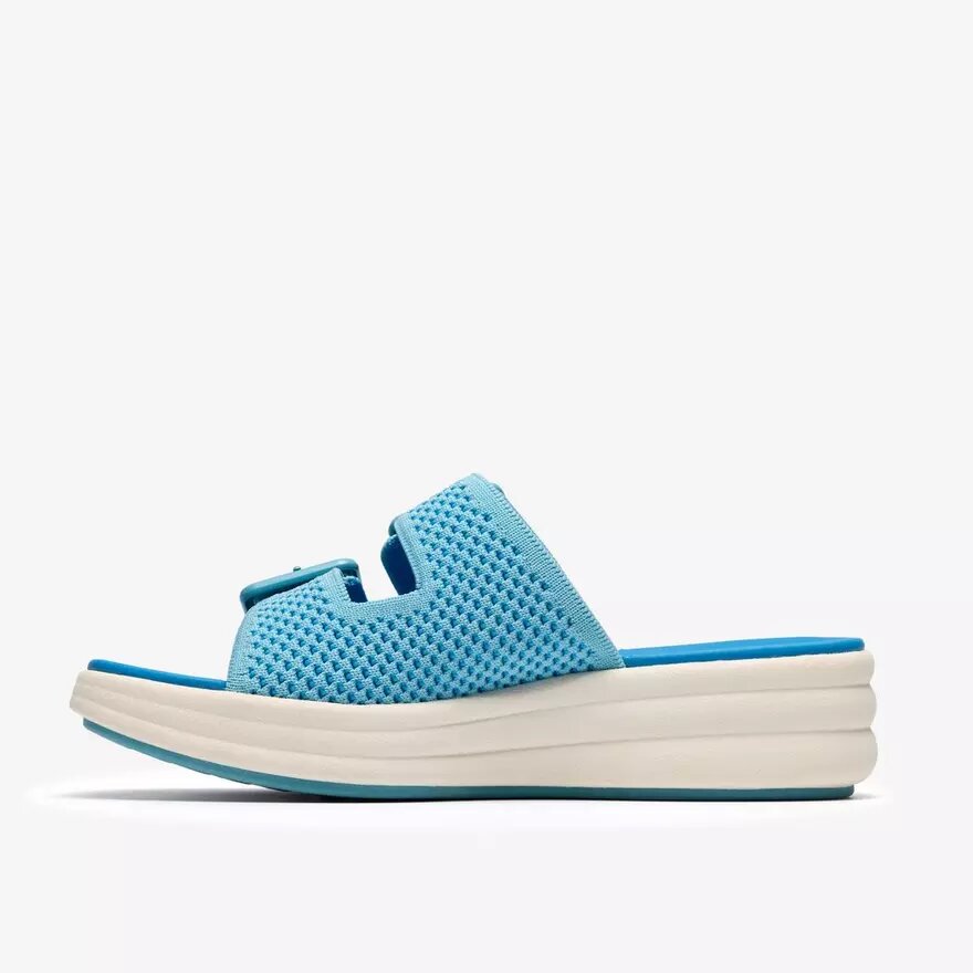 Womens Drift Faye Bright Blue Wedges Womens Drift Faye Bright Blue Wedges