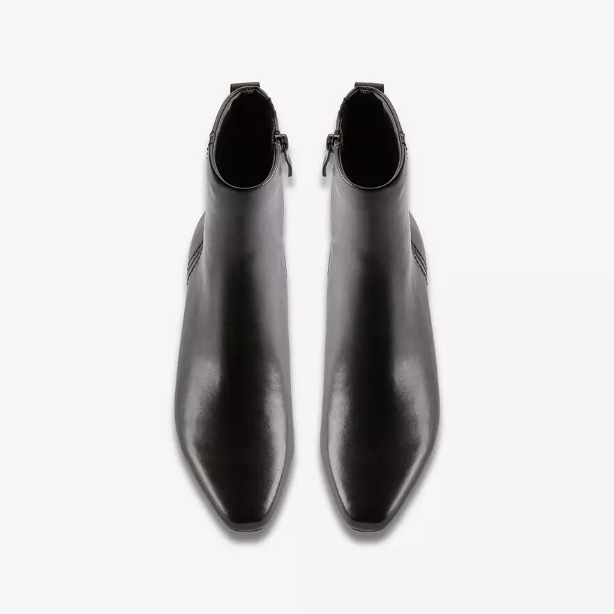 Womens Edina up Black Leather Ankle Boots Womens Edina up Black Leather Ankle Boots