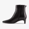 Womens Edina up Black Leather Ankle Boots Womens Edina up Black Leather Ankle Boots