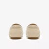 Womens Elliotte Sail Cream Leather Moccasins