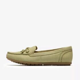 Womens Elliotte Sail Sage Nubuck Moccasins