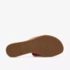 Womens Erisia Strap2 Pink Interest Flat Sandals
