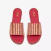 Womens Erisia Strap2 Pink Interest Flat Sandals