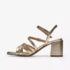 Womens Ezoria Strap Soft Gold Strappy Sandals Womens Ezoria Strap Soft Gold Strappy Sandals