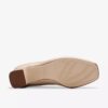 Womens Fernie Court Sand Patent Court Shoes Us