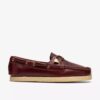 Womens Godney Boat. British Tan Leather Boat Shoes