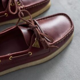 Womens Godney Boat. British Tan Leather Boat Shoes
