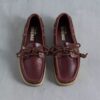 Womens Godney Boat. British Tan Leather Boat Shoes
