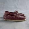 Womens Godney Boat. British Tan Leather Boat Shoes